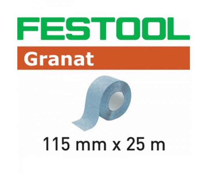 Фото Шлифовальный материал Festool Granat P180, рулон 25 м 115x25m P180 GR в интернет-магазине ToolHaus.ru